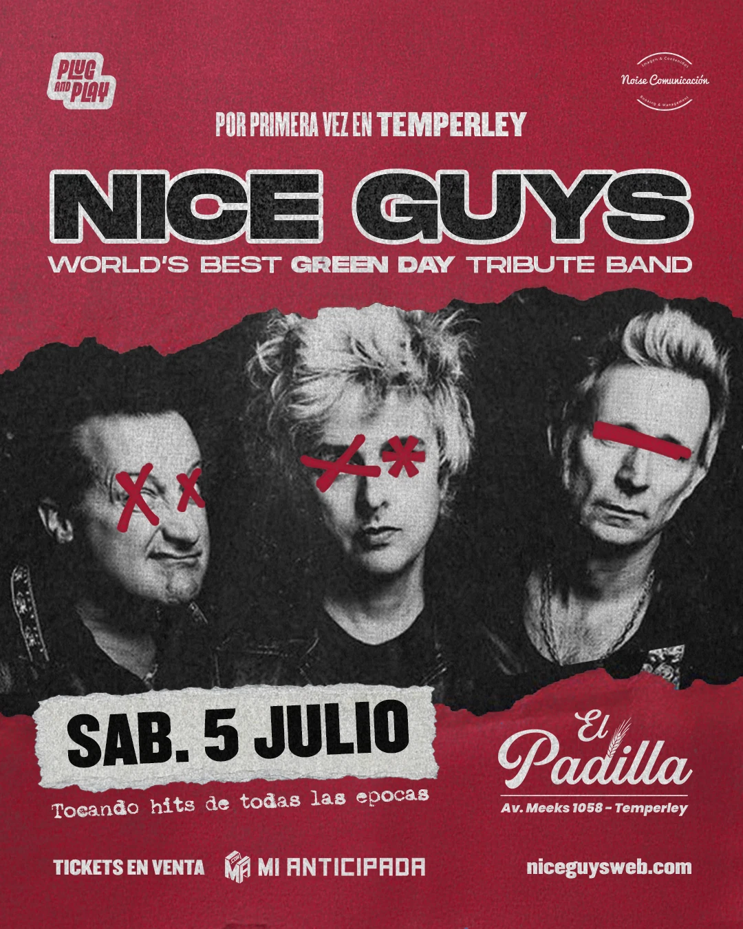 2025-07-05 | Green Day por Nice Guys en Temperley
