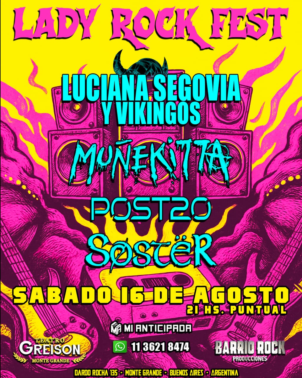 2025-08-16 | LADY ROCK FEST En Monte Grande