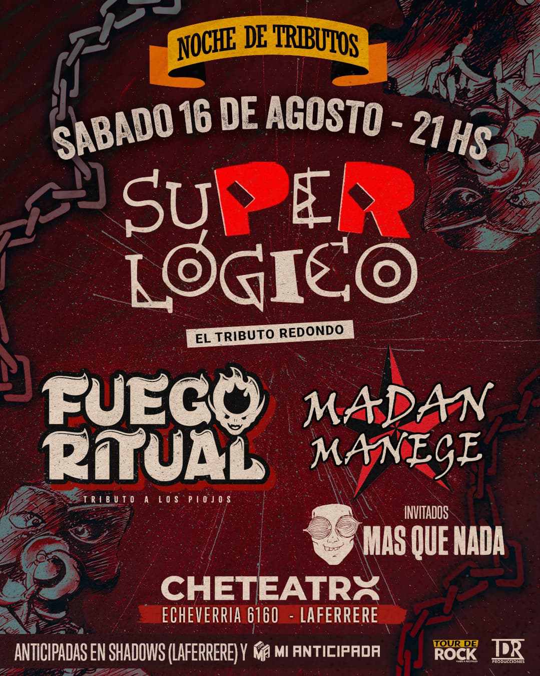 2025-08-16 | NOCHE DE TRIBUTOS En Laferrere