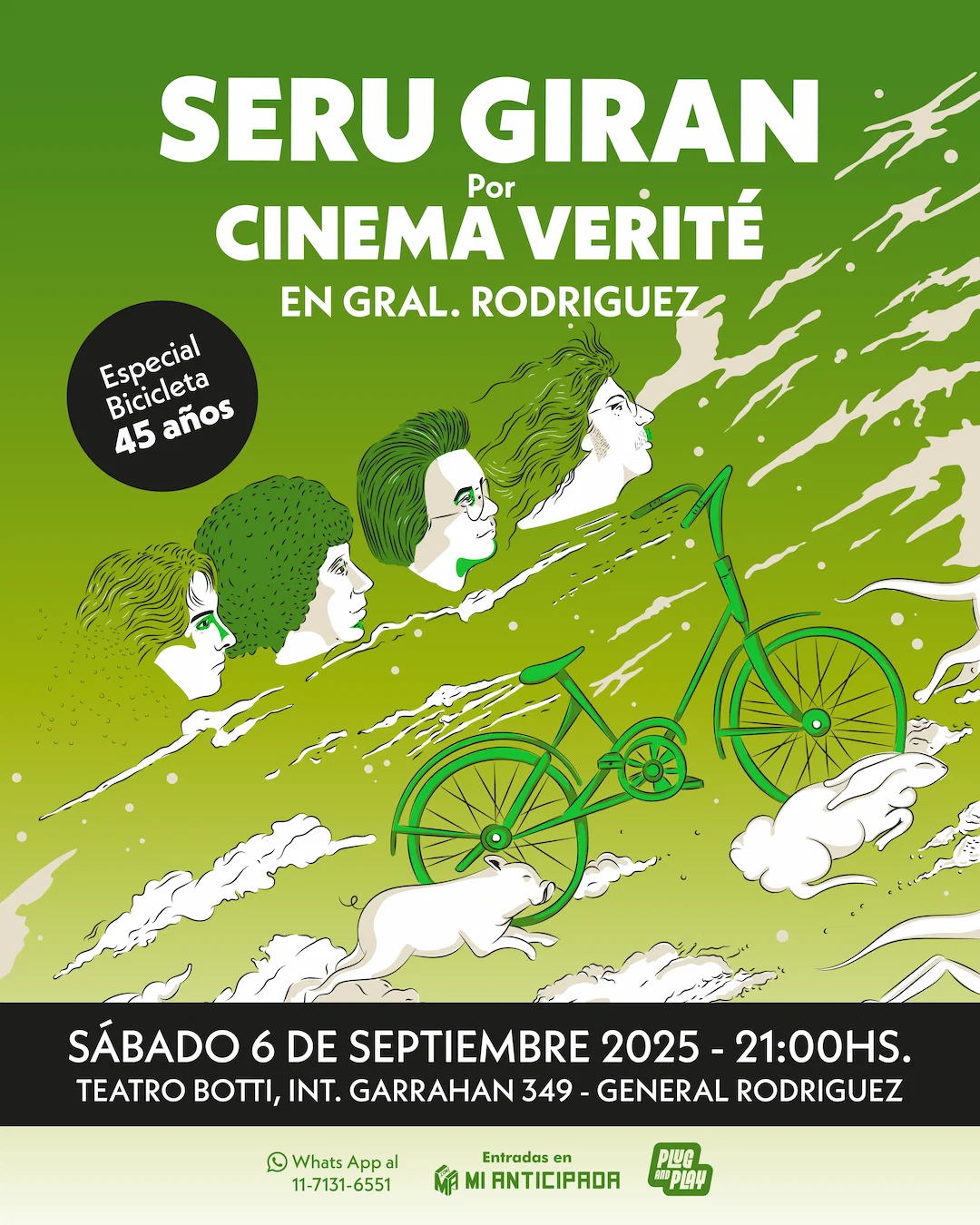 2025-09-06 | Seru Giran por Cinema Verité en Gral Rodriguez