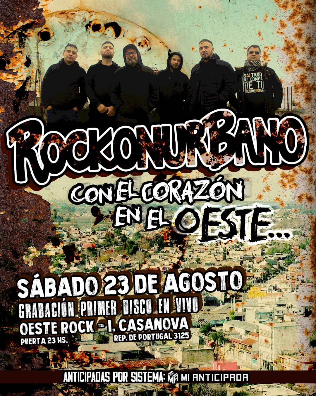 2025-08-23 | ROCKONURBANO En Oeste Rock (Grabación 1er disco en vivo)