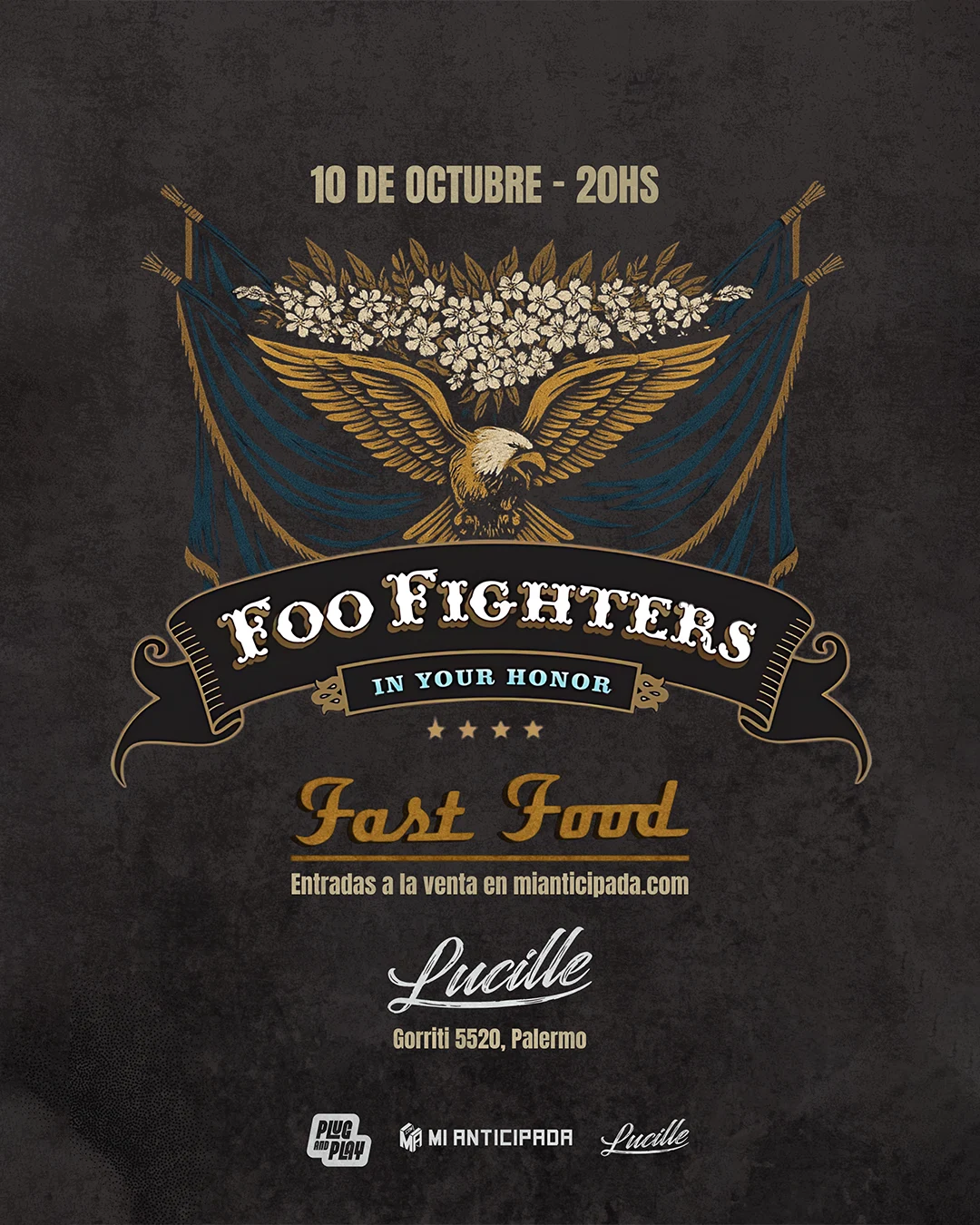2025-10-10 | Foo Fighters por Fast Food en Palermo