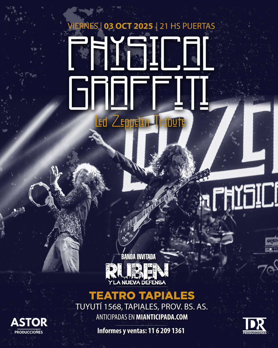 20205-10-03 | PHYSICAL GRAFFITI En Tapiales