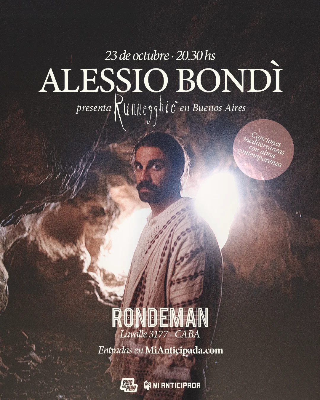 2025-10-23 | Alessio Bondì presenta Runnegghiè en Buenos Aires