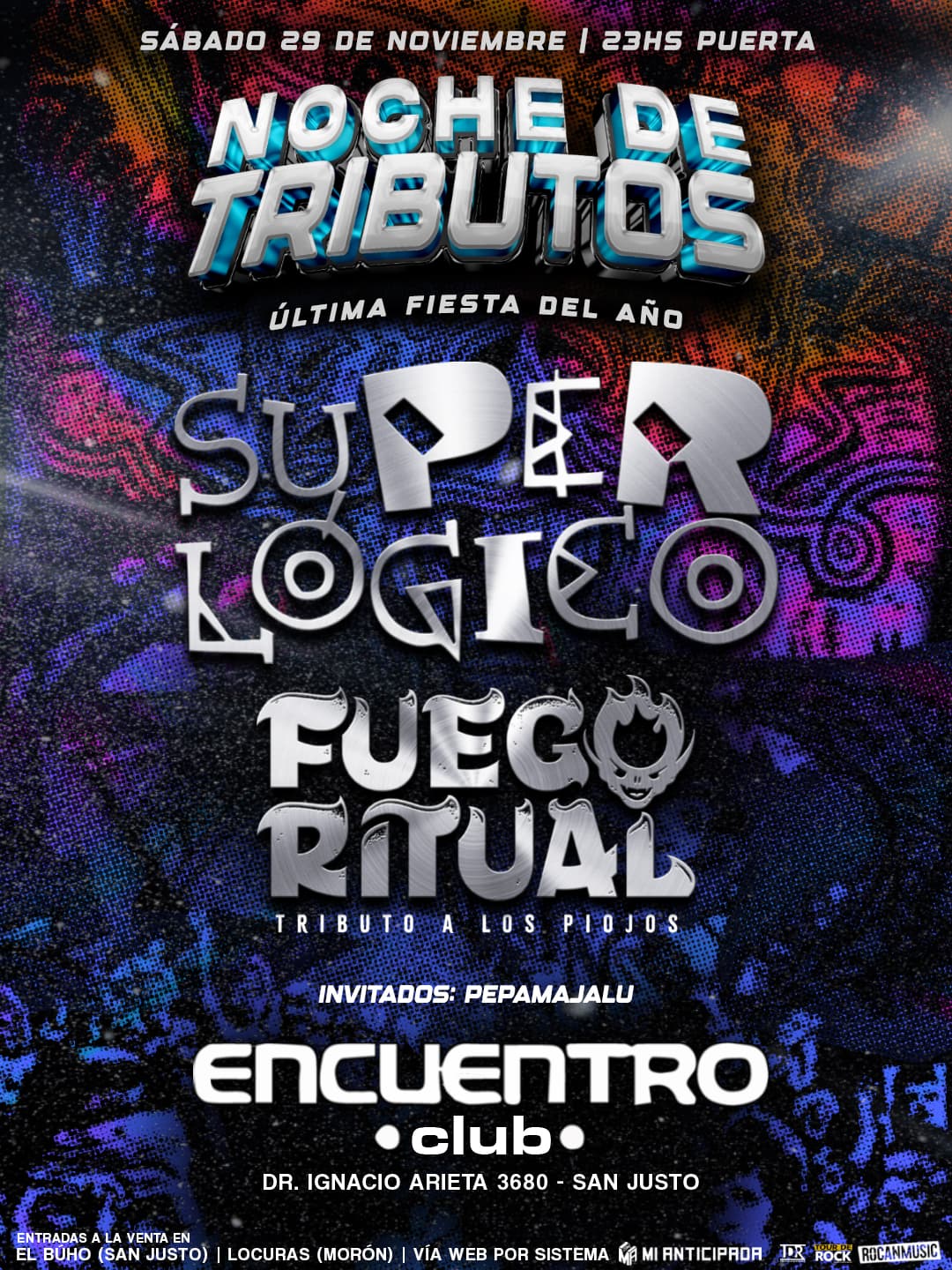 2025-11-29 | NOCHE DE TRIBUTOS En San Justo
