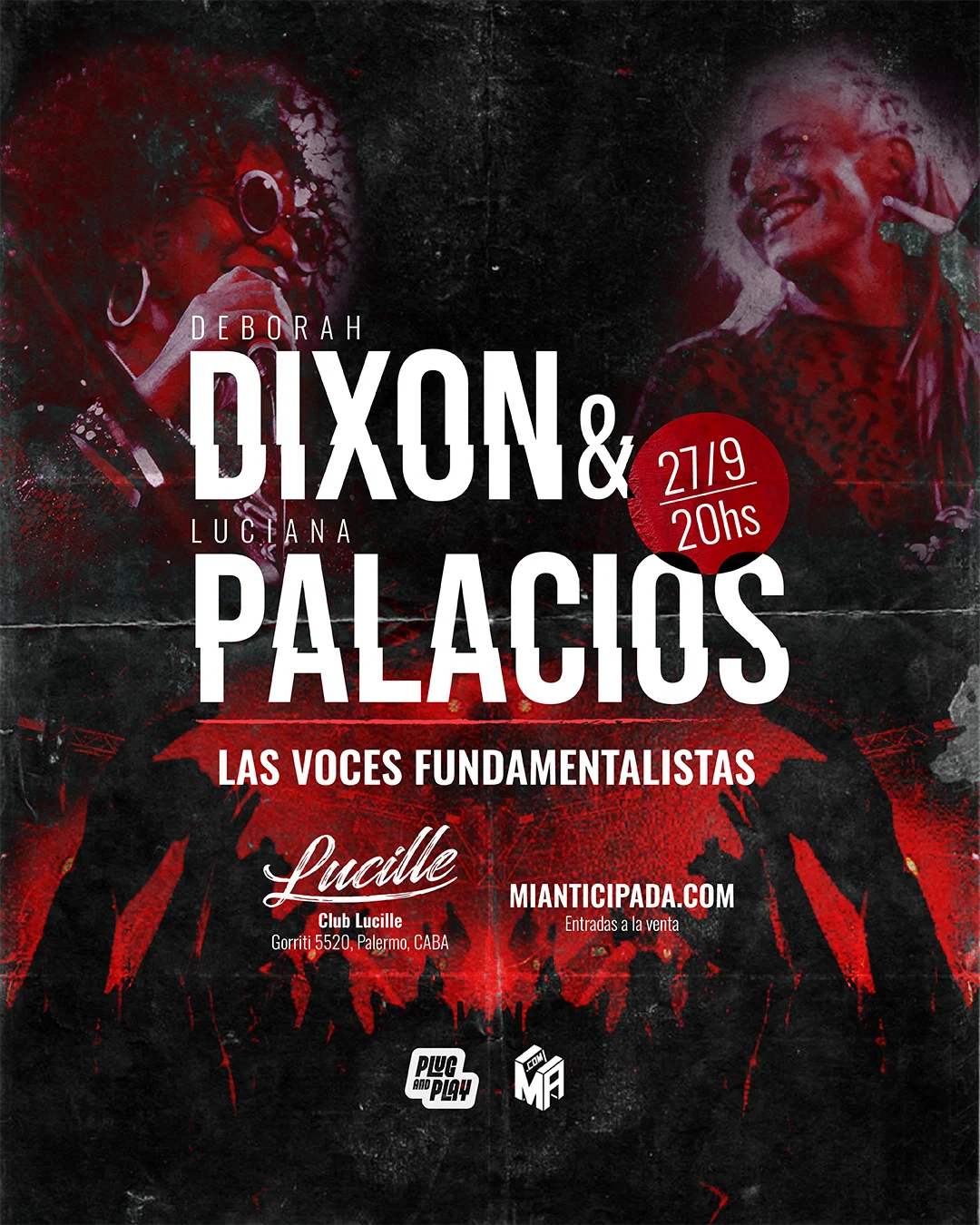 2025-09-27 | Deborah Dixon y Luciana Palacios en Palermo