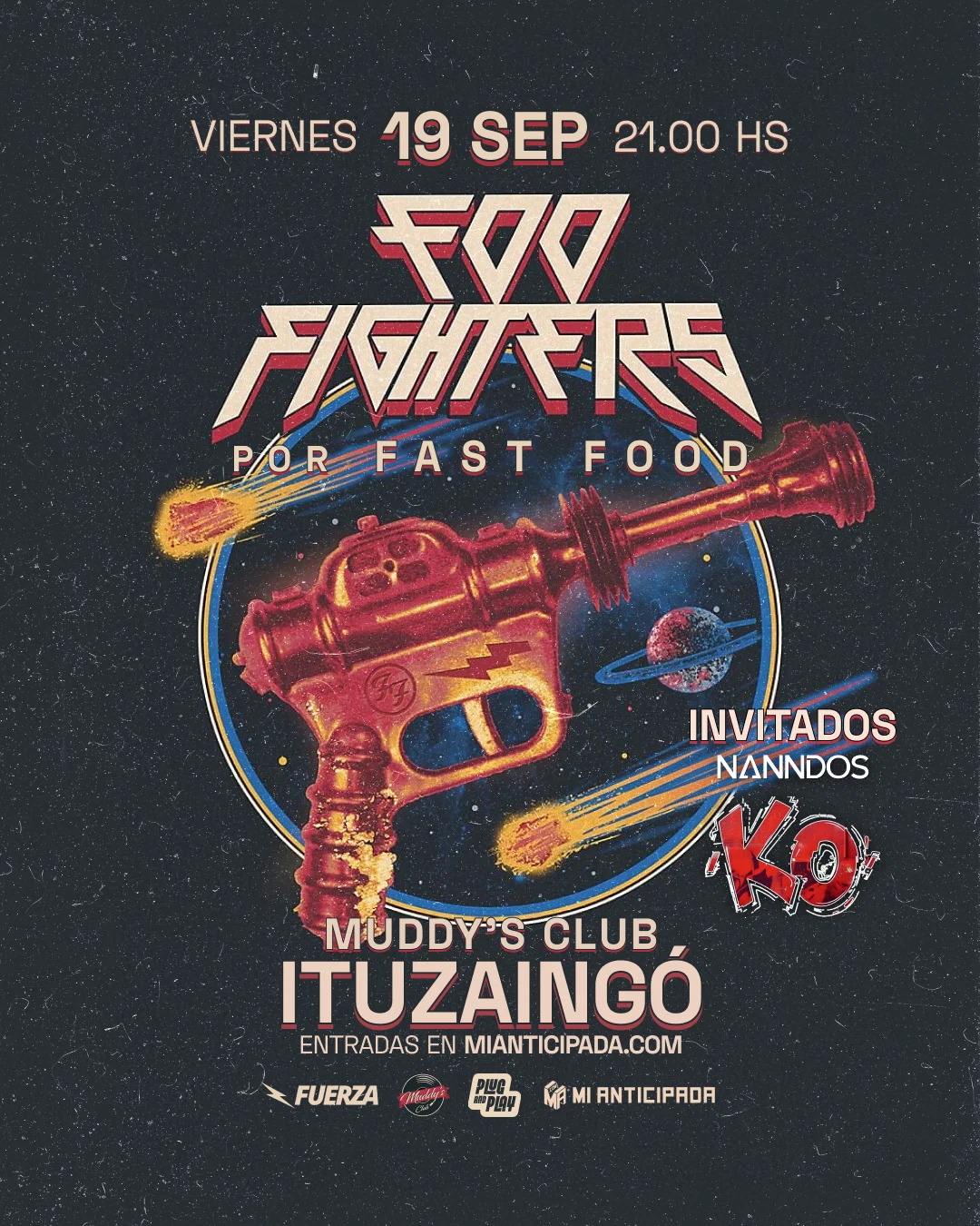 2025-09-19 | Foo Fighters por Fast Food en Ituzaingó