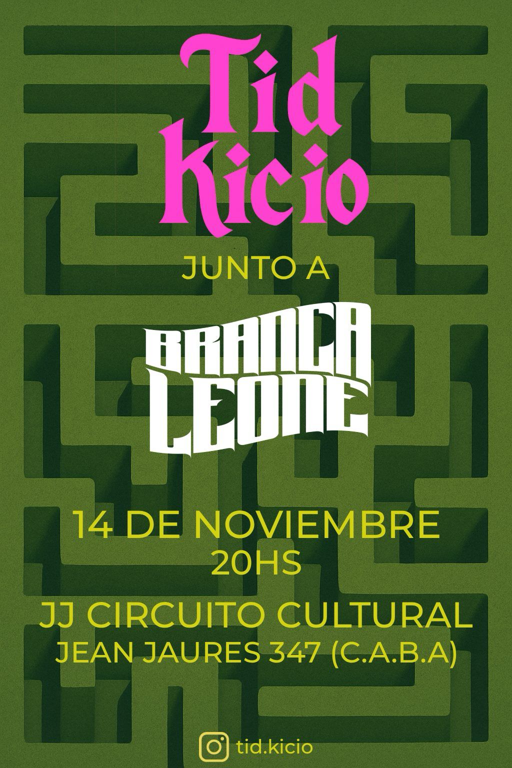 2025-11-14 | Tid Kicio en JJ Circuito Cultural