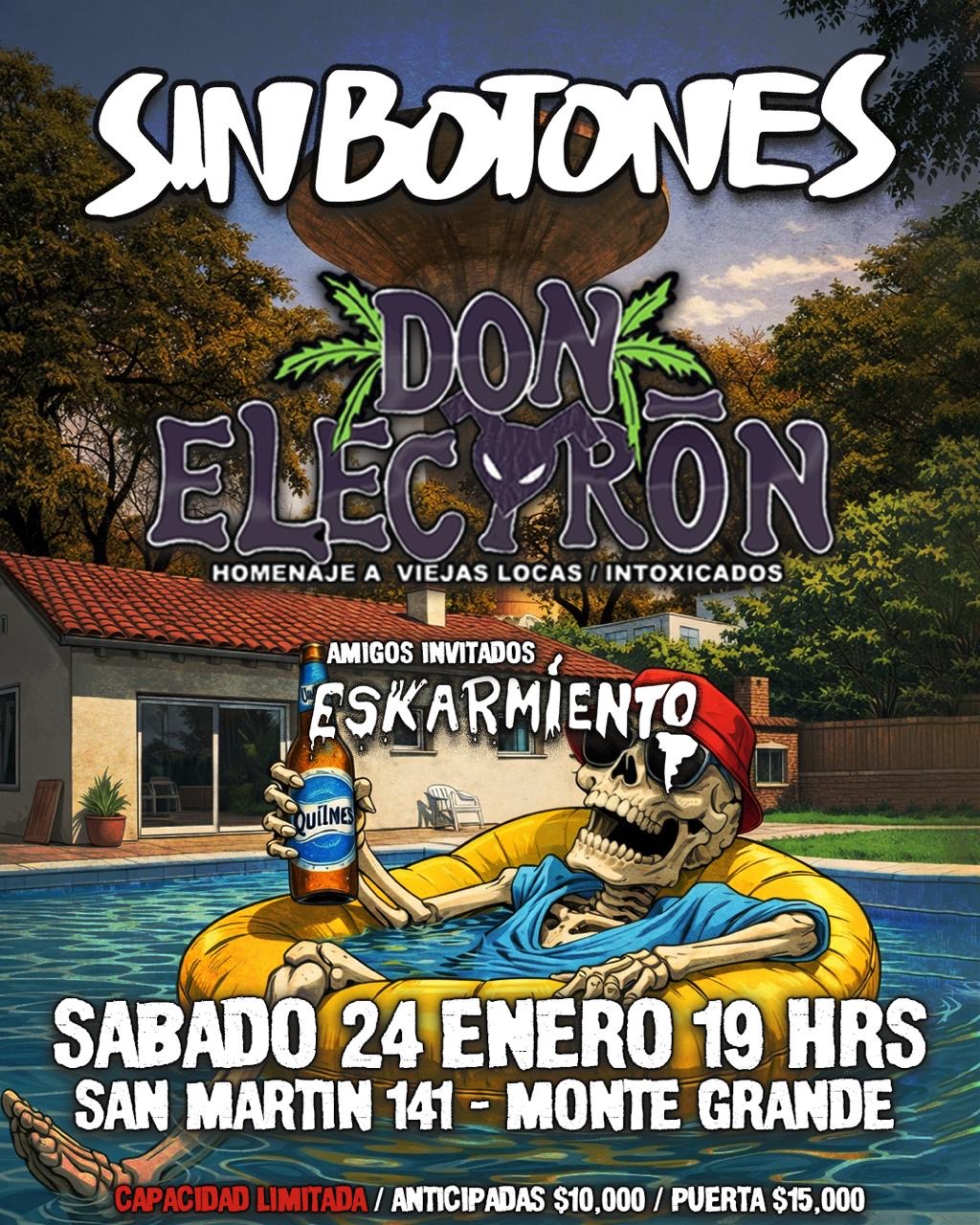 2026-01-24 | SIN BOTONES y DON ELECTRON En Monte Grande