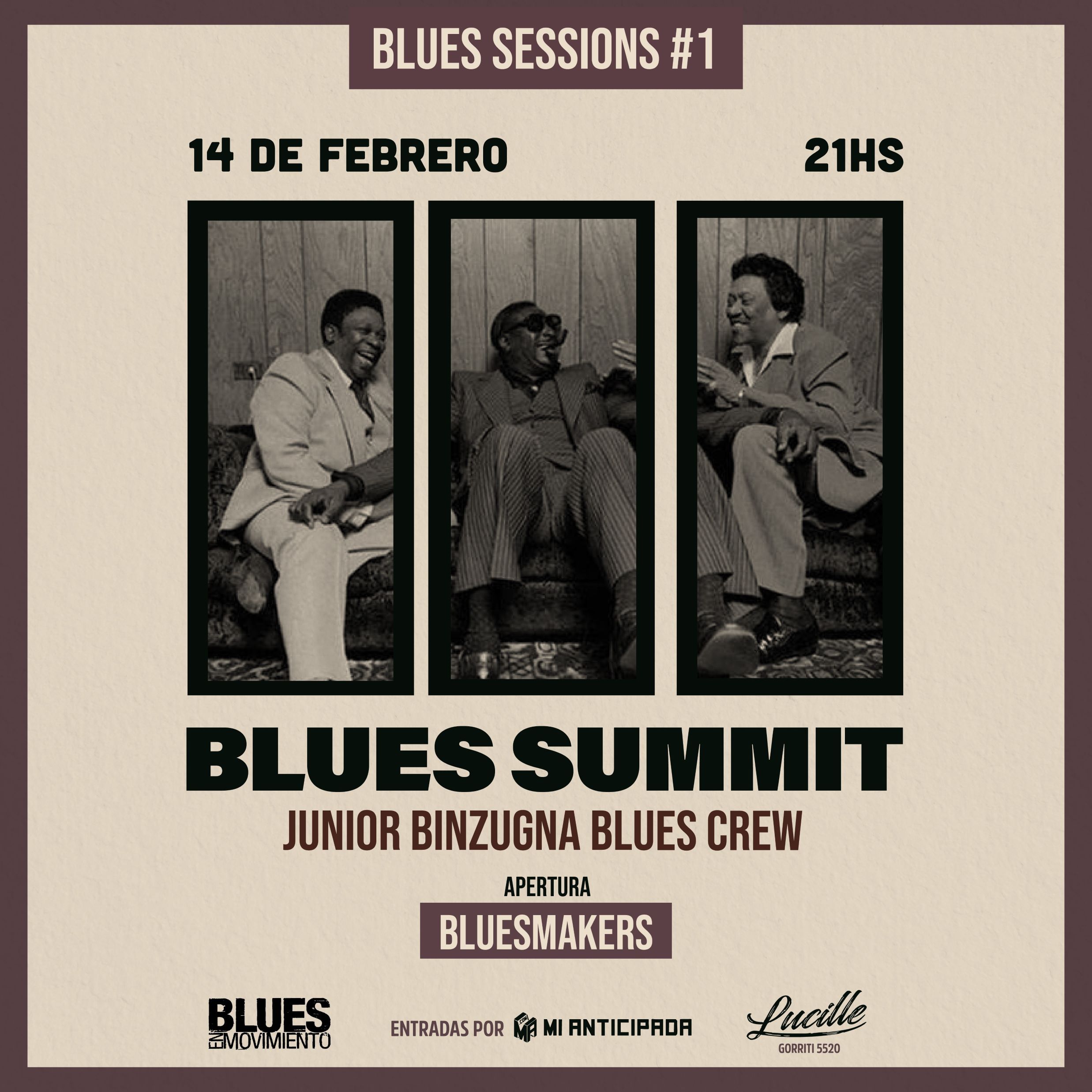 2026-14-02 | Blues Sessions | Blues Summit | Junior Binzugna Blues Crew