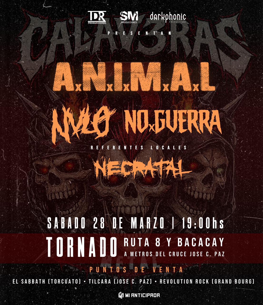 2026-03-28 | A.N.I.M.A.L - NULO - NO GUERRA En Jose C. Paz