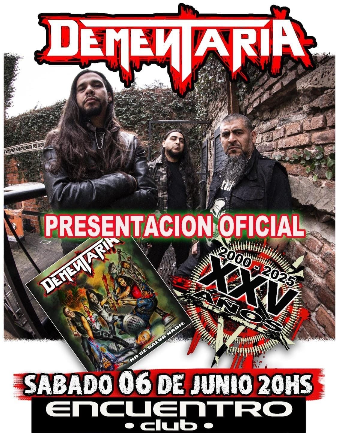 2026-06-06 | DEMENTARIA Festeja Sus 25 Años en San Justo