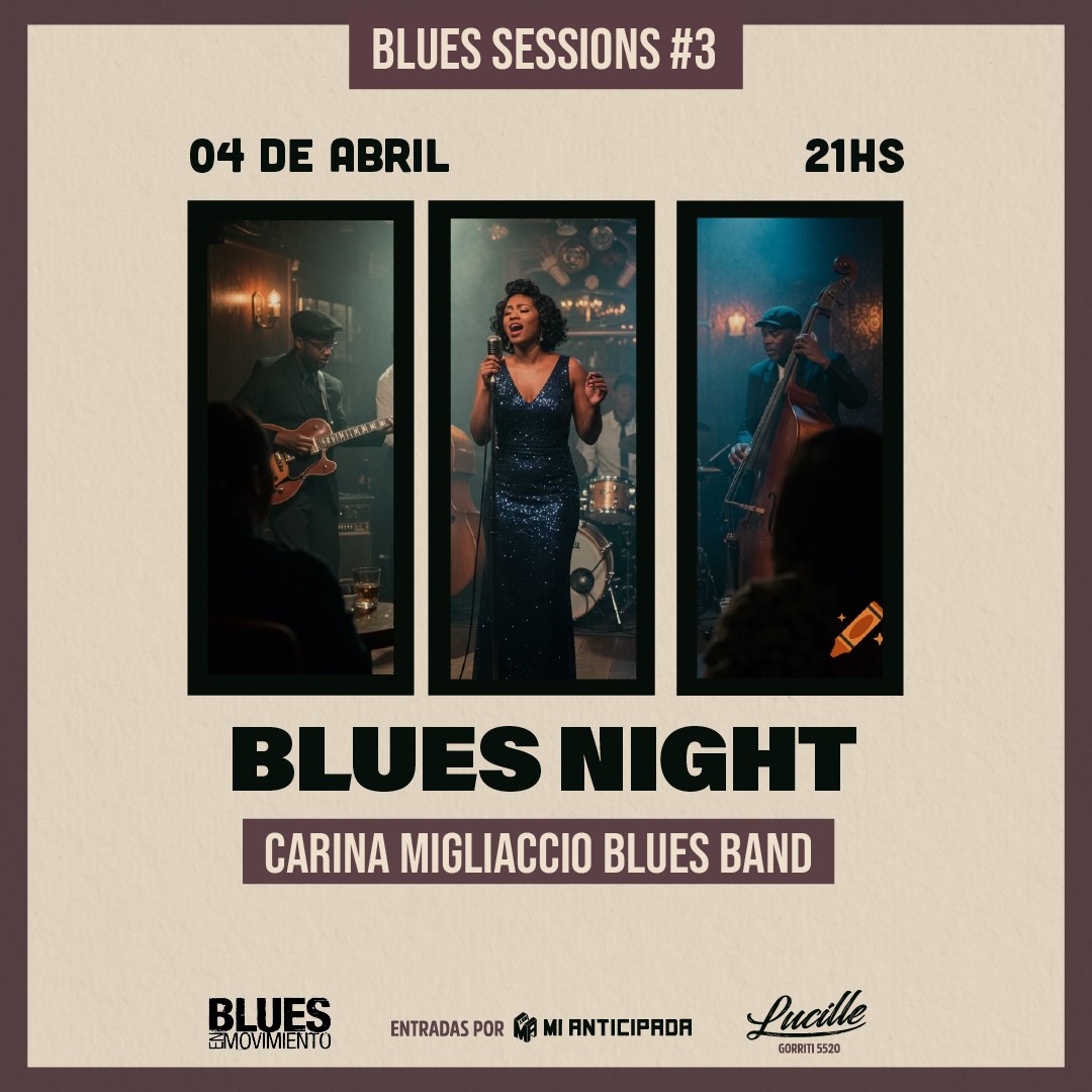 2026-04-04 | Blues Sessions | Blues Night | Carina Migliaccio Blues Band