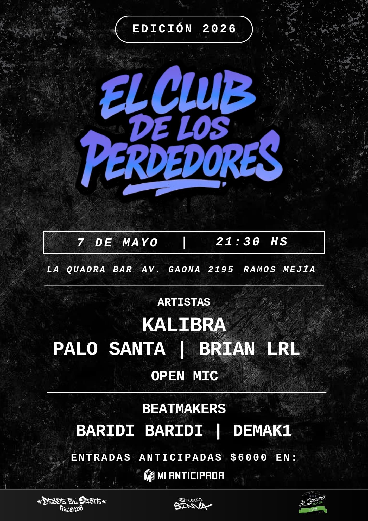 2025-05-07 | EL CLUB DE LOS PERDEDORES En Ramos Mejía