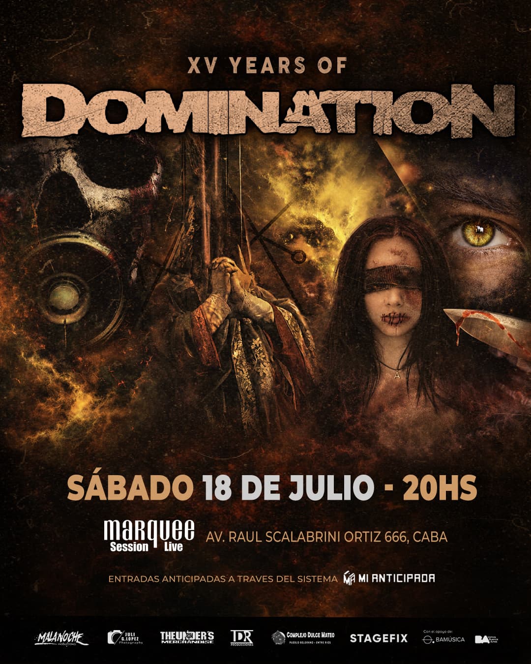 2026-07-18 | DOMINATION XV YEARS En C.A.B.A. A
