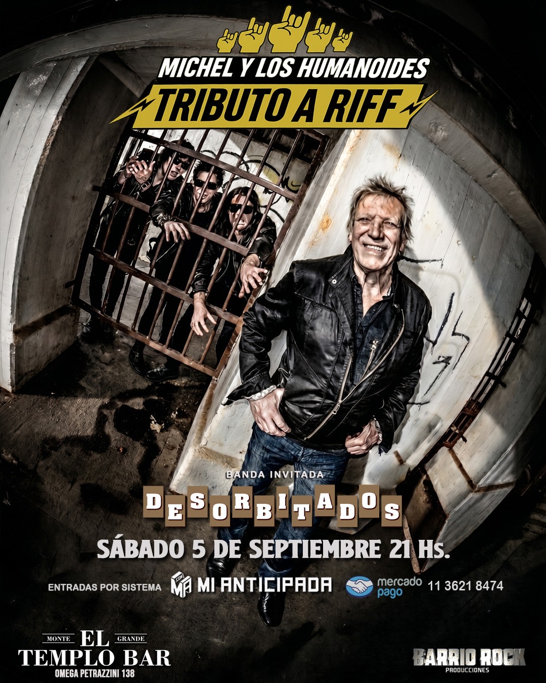 2026-09-05 | MICHEL Y LOS HUMANOIDES En Monte Grande