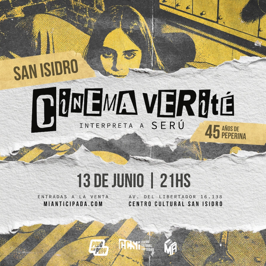 2026-06-13 | Seru Giran por Cinema Verité en San Isidro: 45 años de Peperina