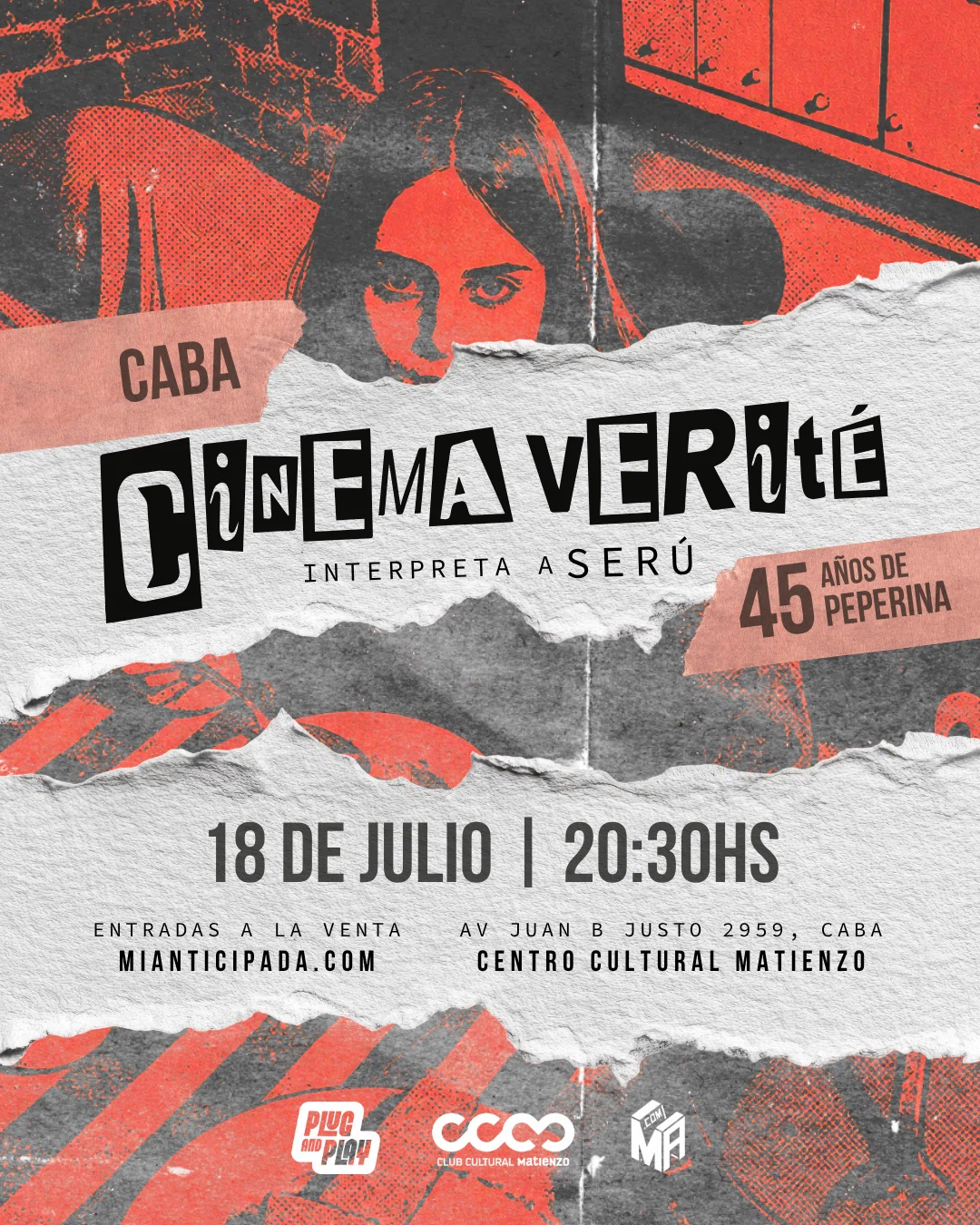 2026-07-18 | Seru Giran por Cinema Verité en CABA: 45 años de Peperina