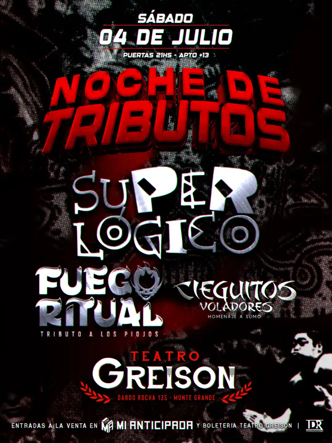2026-07-04 | NOCHE DE TRIBUTOS En Monte Grande