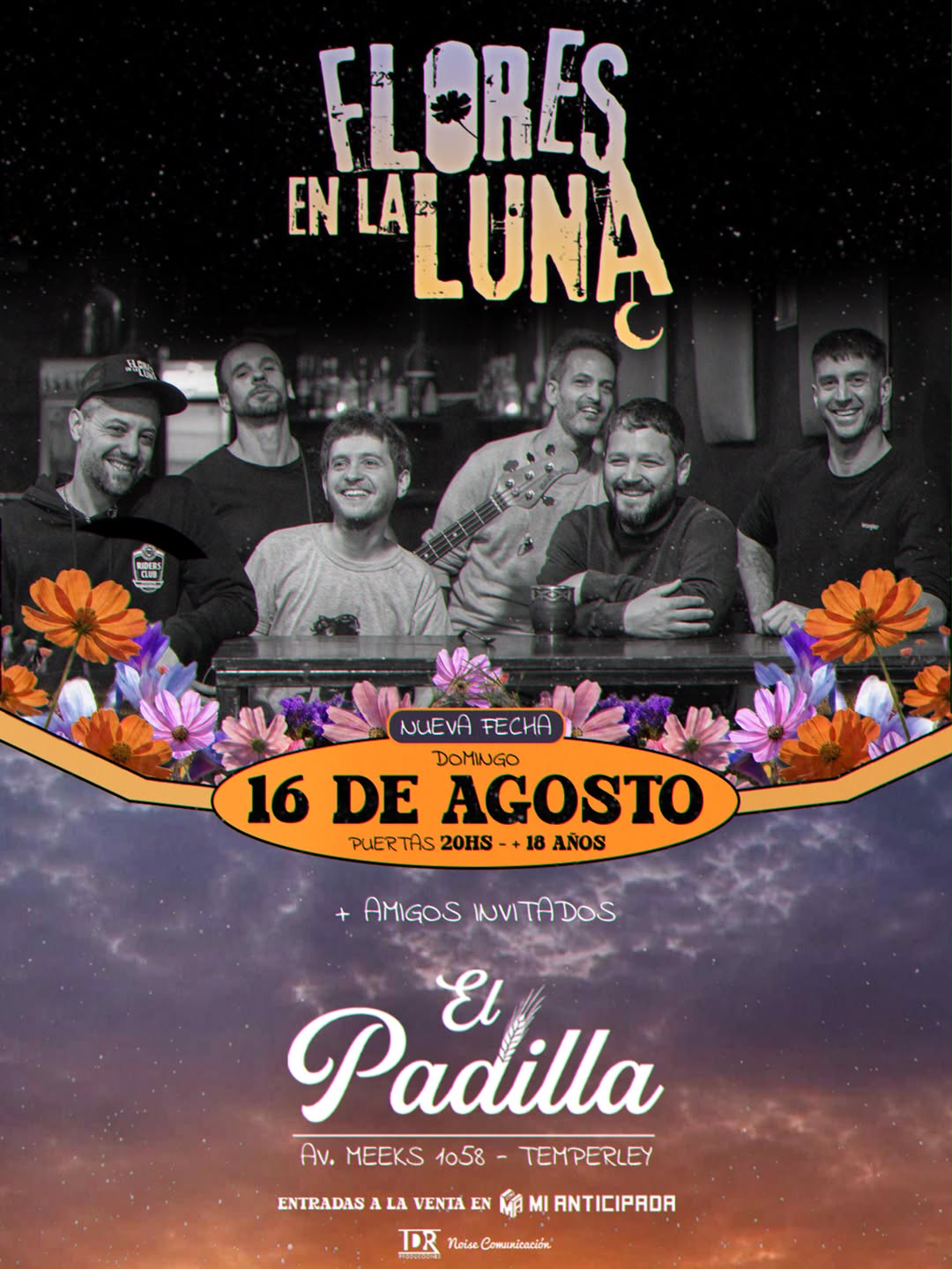 2026-08-16 | FLORES EN LA LUNA En Temperley